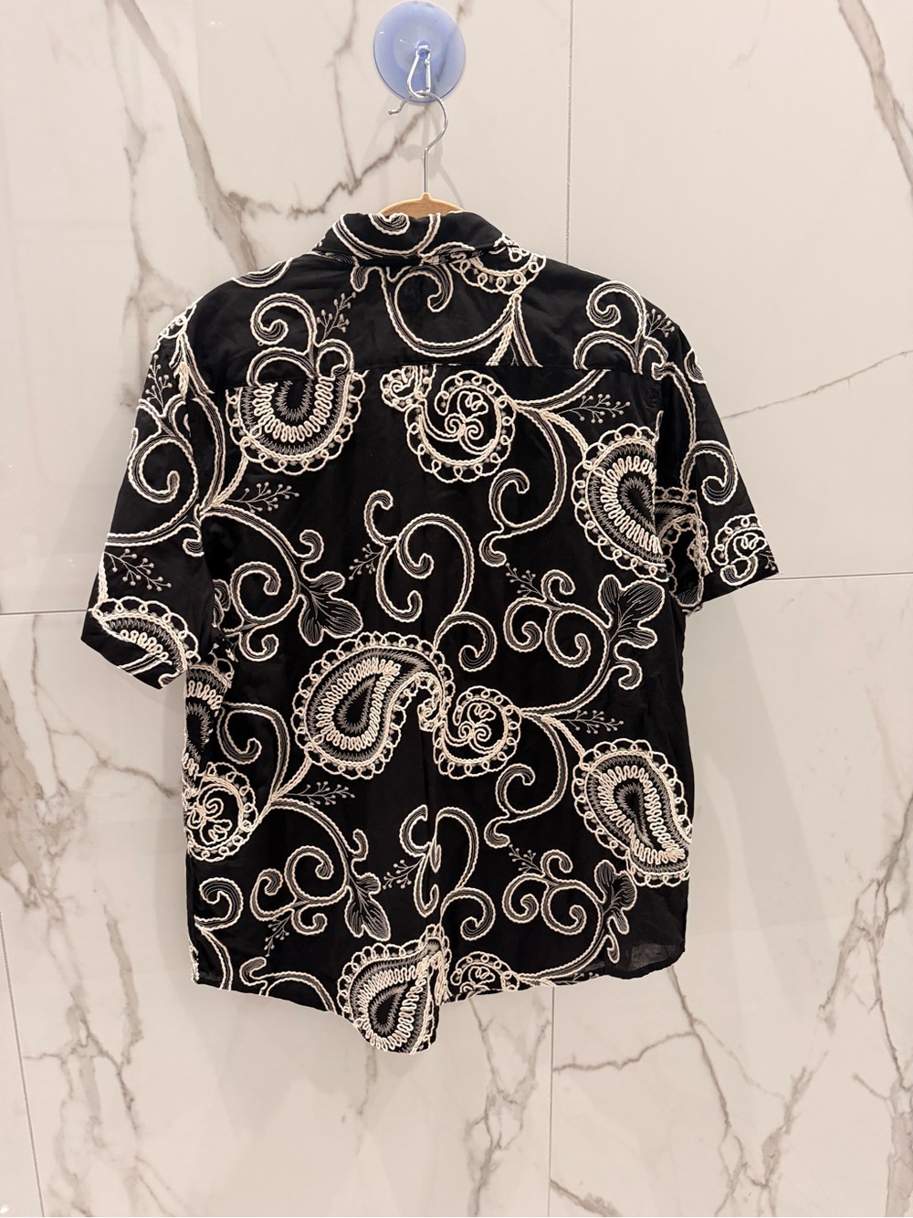 Robert Graham Imbriglio Shirt Mens 2XL Black Embroidered Paisley NWT $298 Classi - Picture 7 of 9